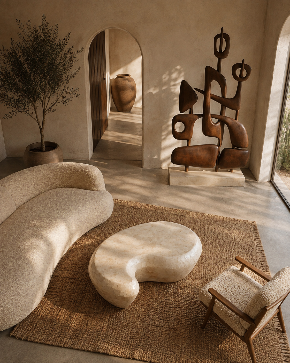Handmade Wabi Sabi Coffee Table
